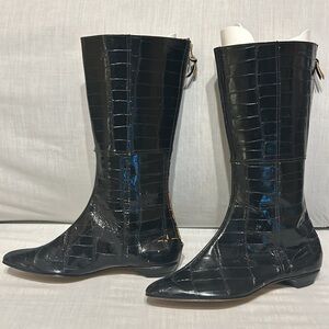 Very Rare Vintage Find Black Patent Leather Boot Designed by Walter Braun